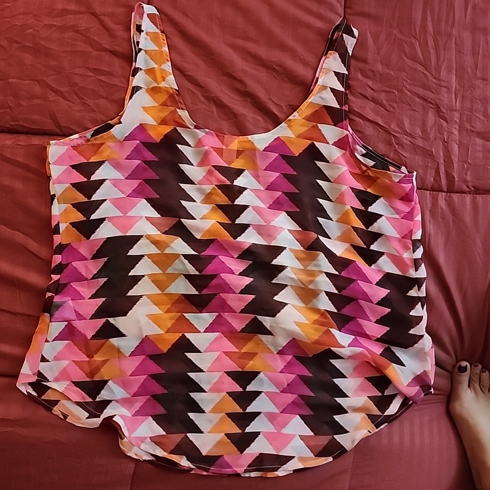 Multiple Color shear blouse